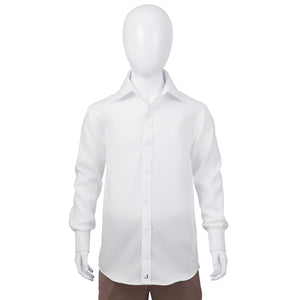 100% Cotton Non - Iron Pinpoint Regular Fit Button Cuff  Shirt