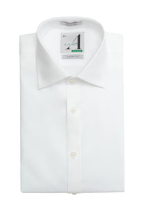 Poly Cotton Twill Slim Fit Button Cuff Shirt