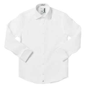 100% Cotton Non - Iron Pinpoint Regular Fit French Cuff Shirt