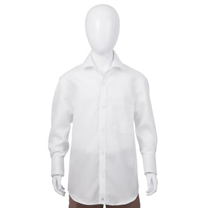 100% Cotton Non - Iron Pinpoint Regular Fit French Cuff Shirt